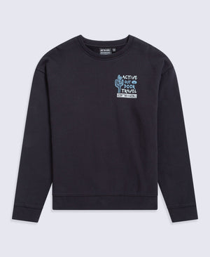 Jonah Kids Graphic Sweatshirt - Black
