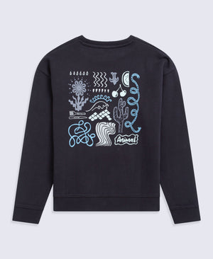 Jonah Kids Graphic Sweatshirt - Black