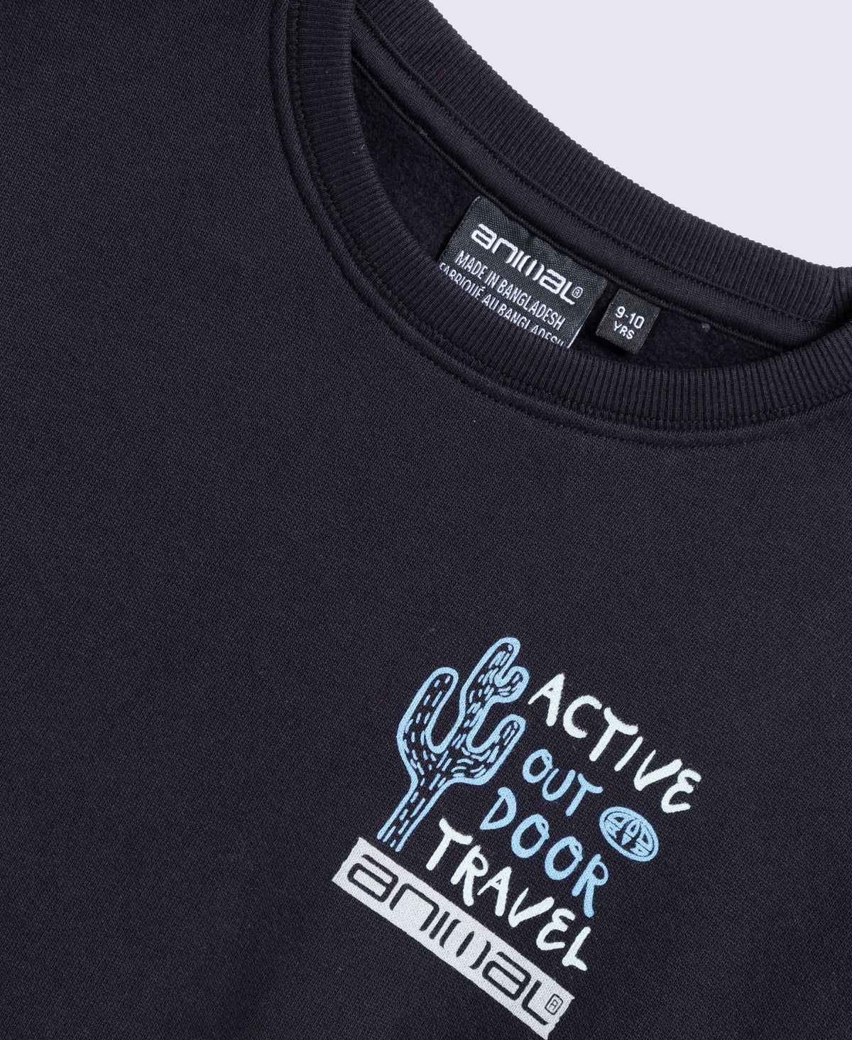 Jonah Kids Graphic Sweatshirt - Black