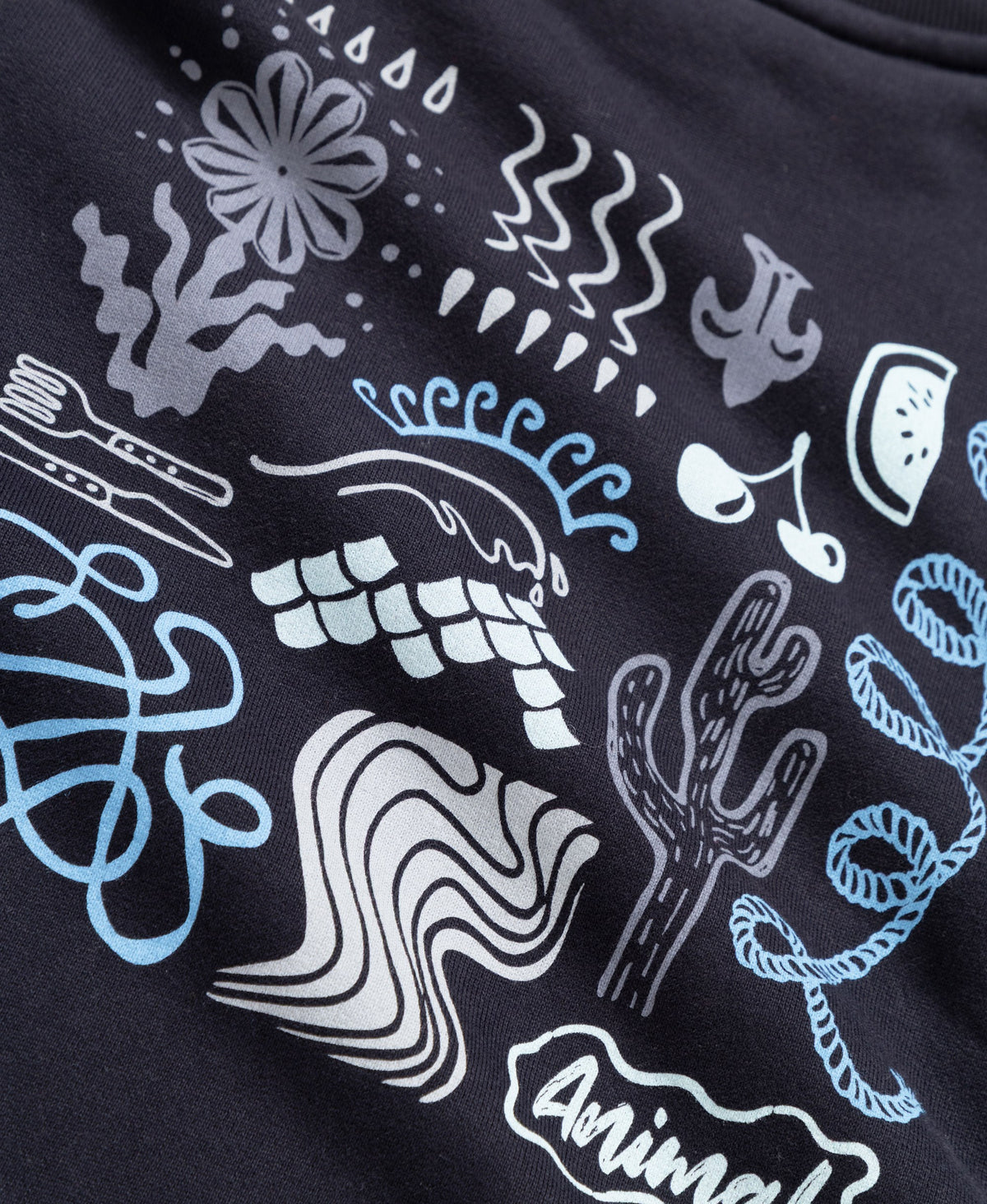 Jonah Kids Graphic Sweatshirt - Black