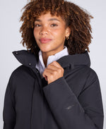 Maria Womens Mid Length Down Jacket - Black