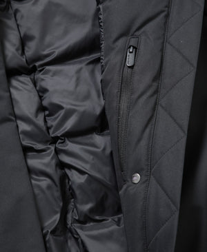 Maria Womens Mid Length Down Jacket - Black