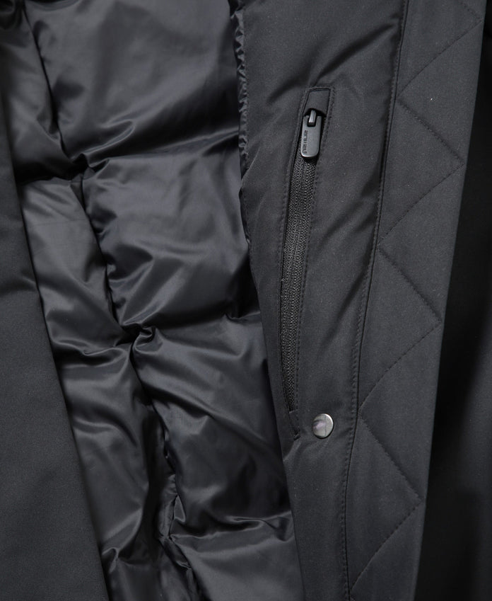 Maria Womens Mid Length Down Jacket - Black