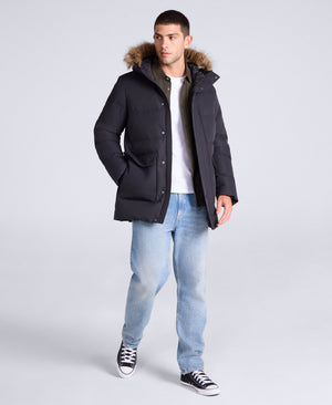 Grayson Mens Down Parka - Black