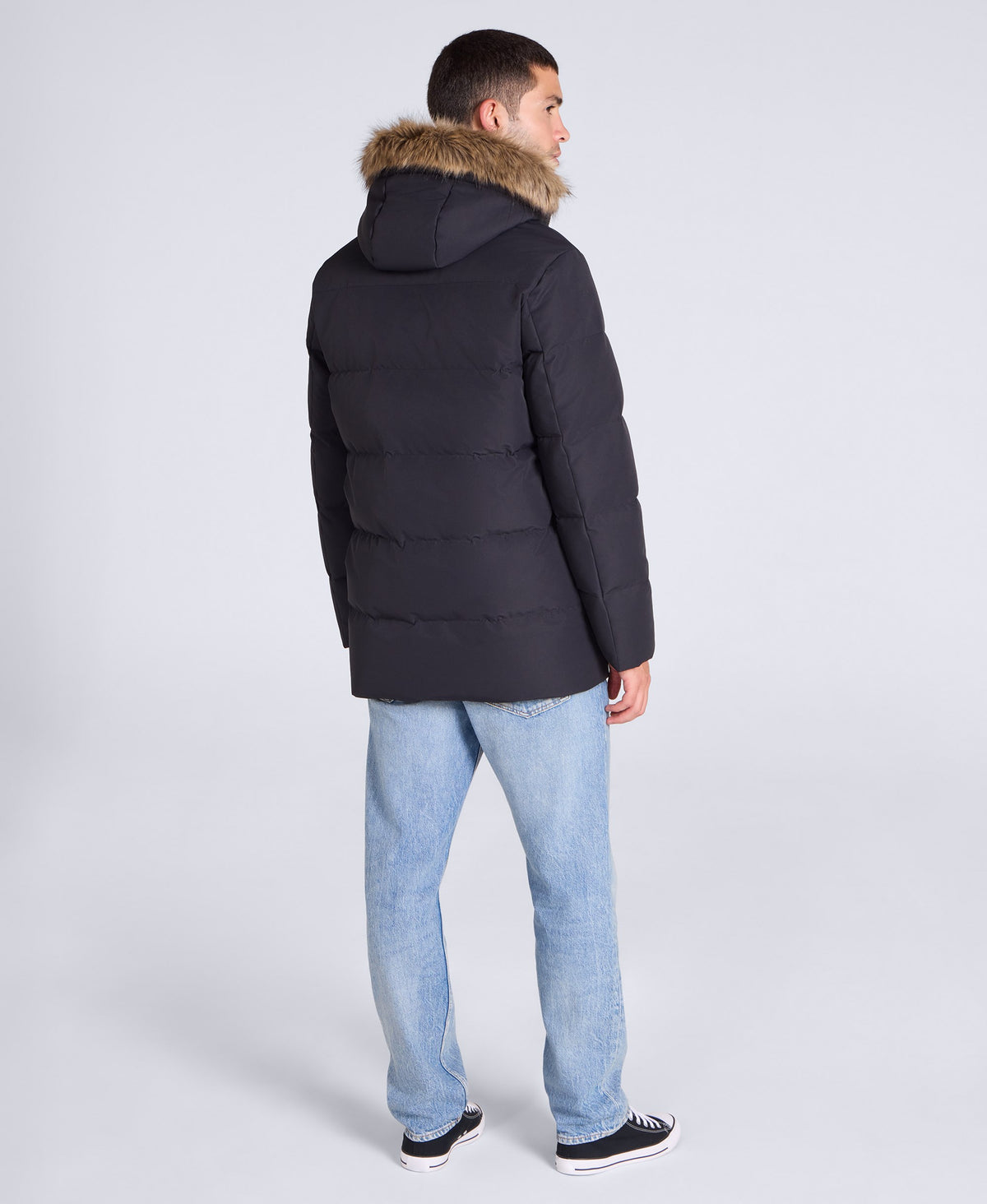 Grayson Mens Down Parka - Black