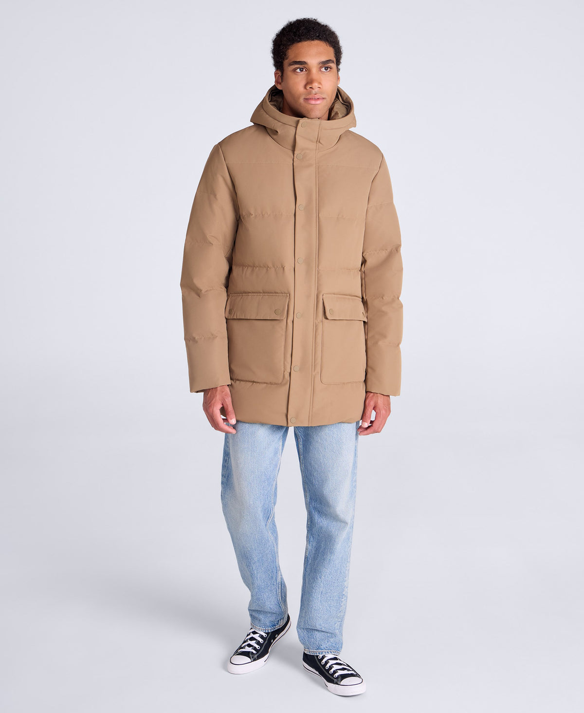 Grayson Mens Down Parka - Brown
