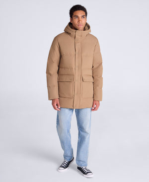 Grayson Mens Down Parka - Brown