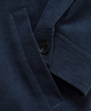 Timber Mens Cord Fleece Lined Shirt - Navy