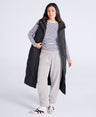 Cindy Women’s Longline Gilet - Jet Black