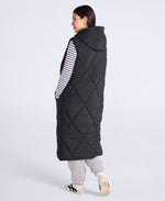 Cindy Women’s Longline Gilet - Jet Black