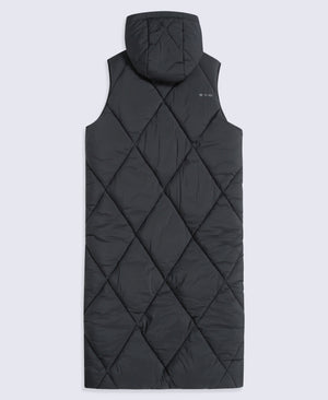 Cindy Women’s Longline Gilet - Jet Black