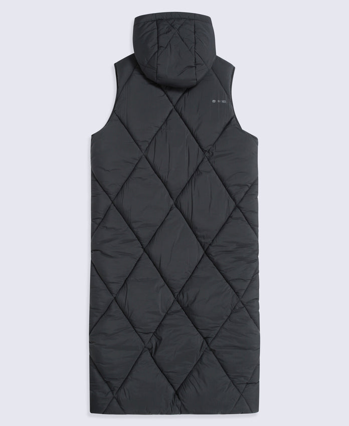 Cindy Women’s Longline Gilet - Jet Black