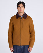 Baxter Mens Cord Collar Overshirt - Beige