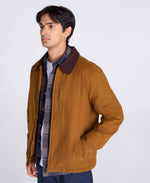 Baxter Mens Cord Collar Overshirt - Beige