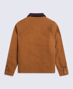Baxter Mens Cord Collar Overshirt - Beige