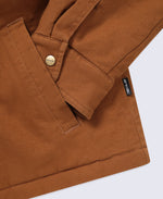 Baxter Mens Cord Collar Overshirt - Beige