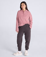 Hayleigh Waffle Long Sleeve Top - Pink