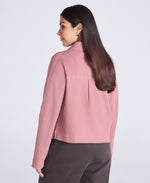 Hayleigh Waffle Long Sleeve Top - Pink