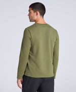 Noah Mens Supersoft Henley T Shirt - Khaki