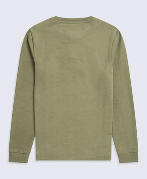 Noah Mens Supersoft Henley T Shirt - Khaki