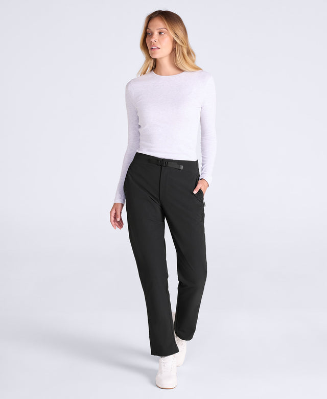 Elva Womens Water Resistant Trousers Regular - Black
