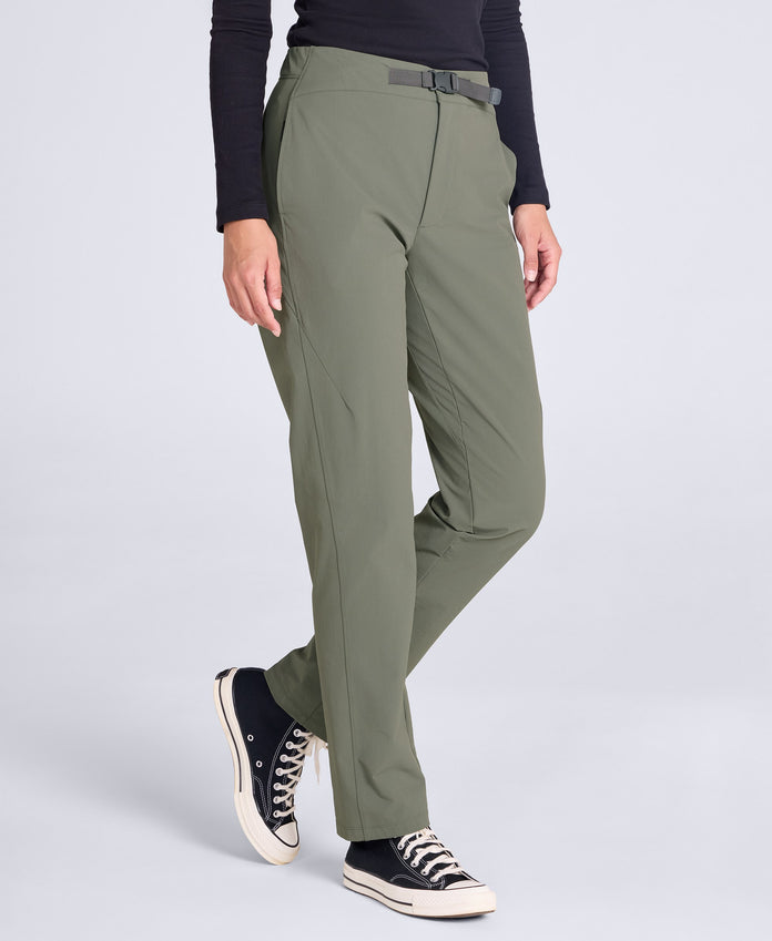 Elva Womens Water Resistant Trousers Regular - Light Khaki
