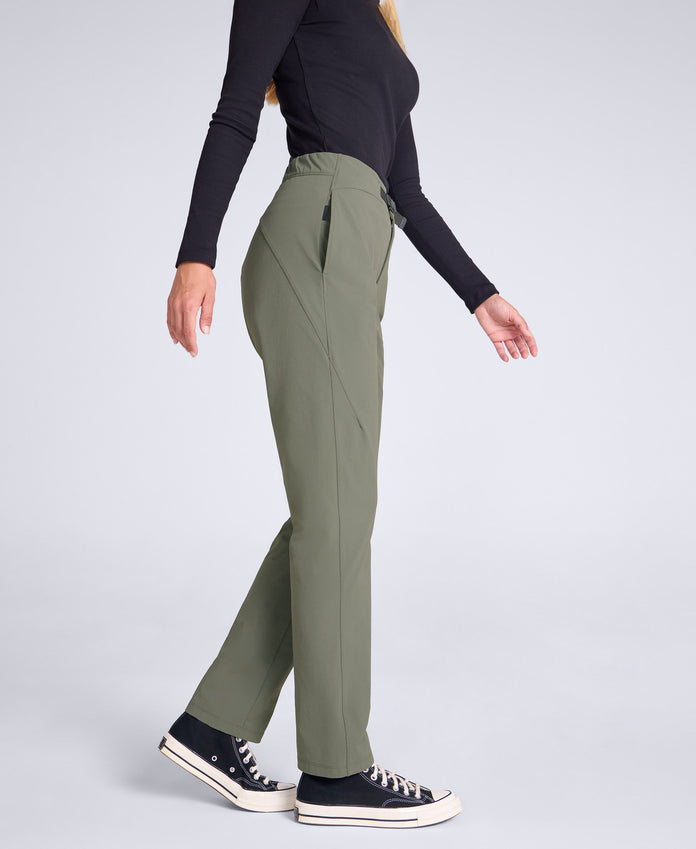 Elva Womens Water Resistant Trousers Regular - Light Khaki