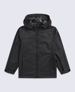 Swerve Lightweight Waterproof Kids Jacket - Black