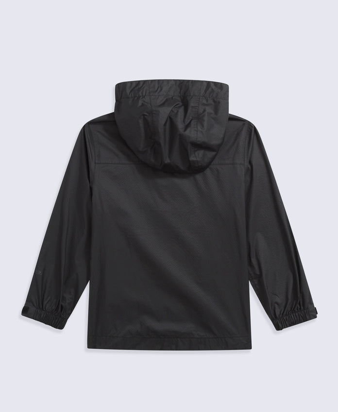 Swerve Lightweight Waterproof Kids Jacket - Black