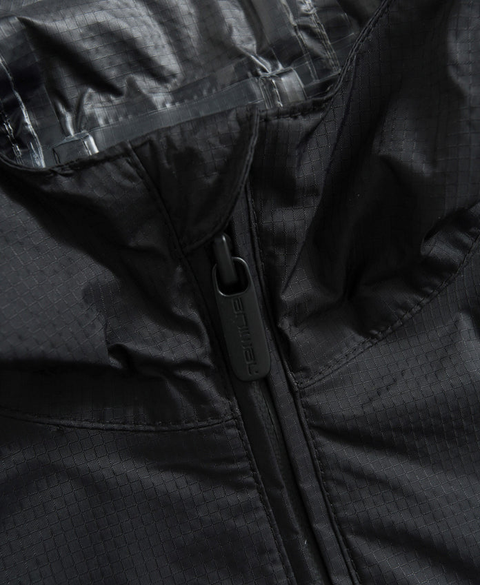 Swerve Lightweight Waterproof Kids Jacket - Black