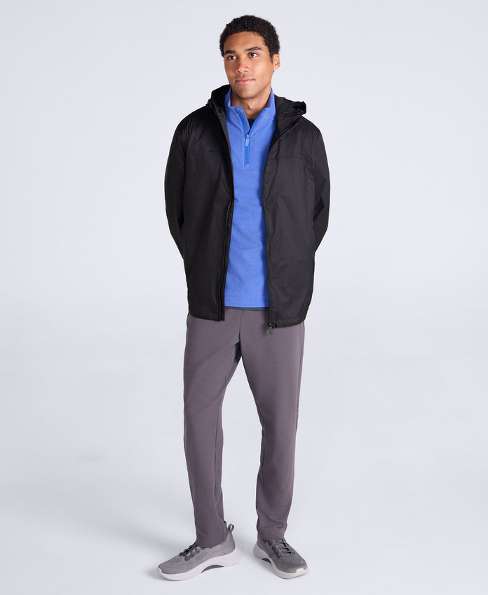 Swerve Mens Lightweight Waterproof Jacket - Black