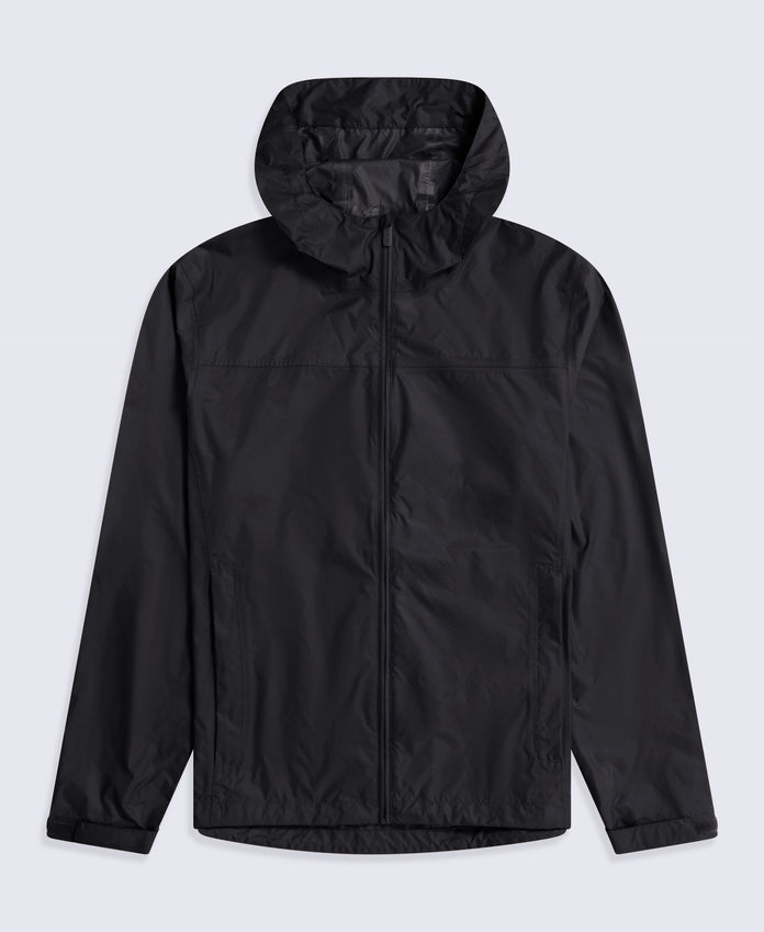 Animal Swerve Mens Lightweight Waterproof Jacket - Black