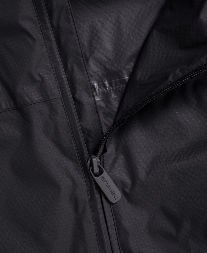 Animal Swerve Mens Lightweight Waterproof Jacket - Black