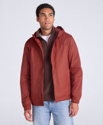 Swerve Mens Lightweight Waterproof Jacket - Rust
