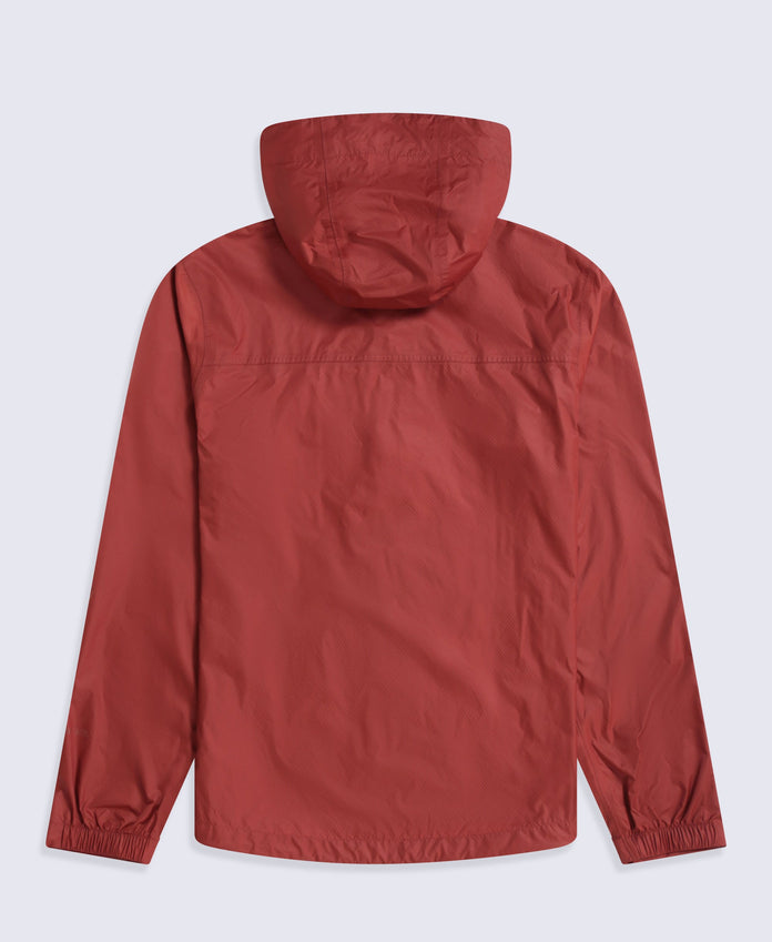 Animal Swerve Mens Lightweight Waterproof Jacket - Rust