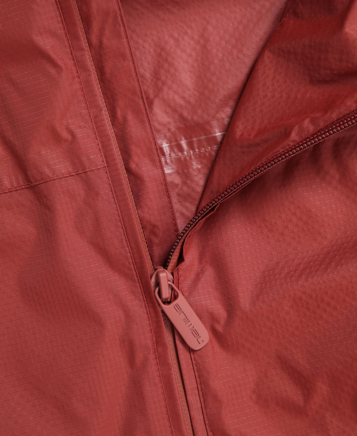 Animal Swerve Mens Lightweight Waterproof Jacket - Rust