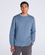 Jude Mens Travel Long Sleeve Crew - Blue