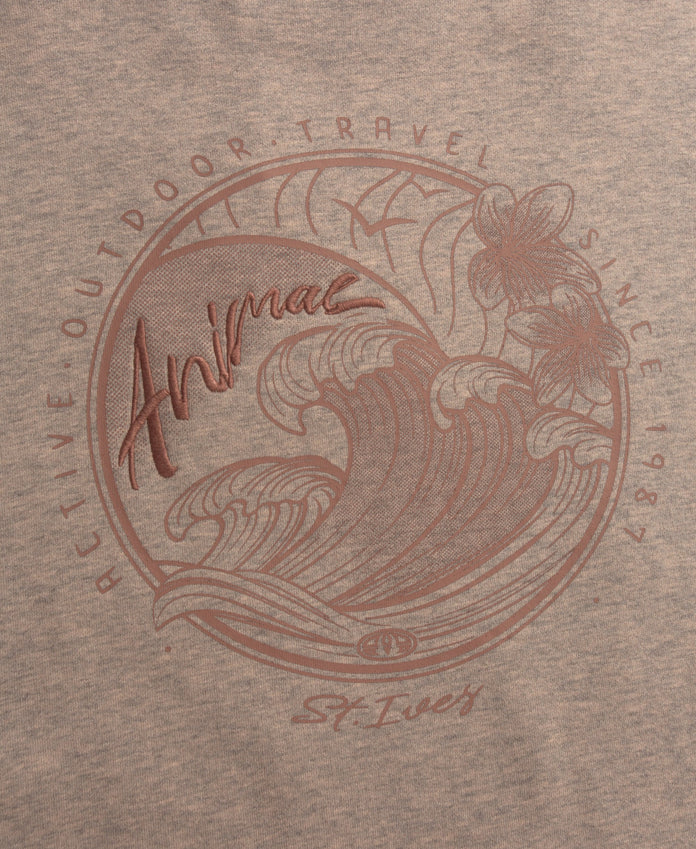 Dakota Womens St Ives Sweatshirt - Beige