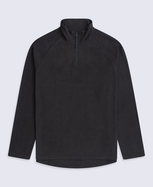 Prague Mens Half-Zip Fleece - Black