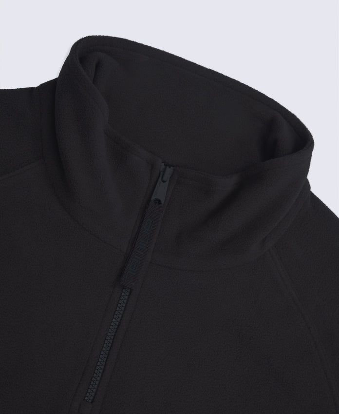Prague Mens Half-Zip Fleece - Black