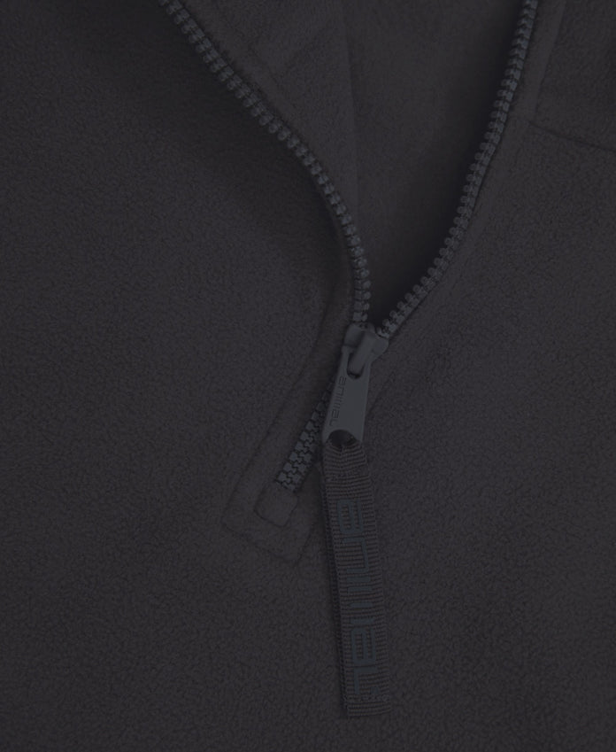 Prague Mens Half-Zip Fleece - Black