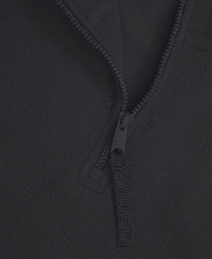 Prague Mens Half-Zip Fleece - Black