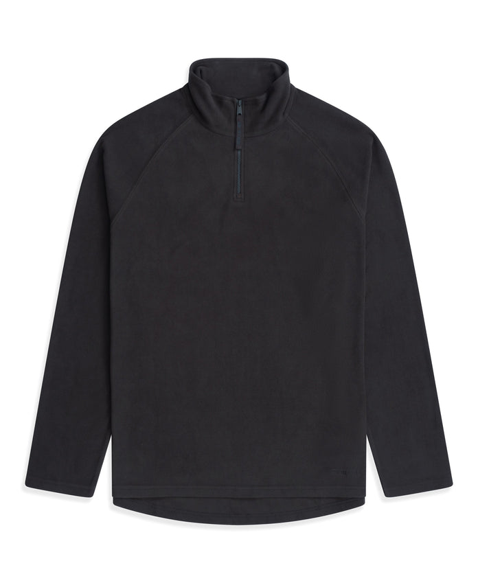 Prague Mens Half-Zip Fleece - Black