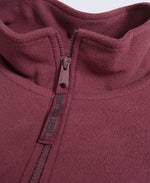 Prague Mens Half-Zip Fleece - Burgundy