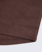 Prague Mens Half-Zip Fleece - Dark Brown