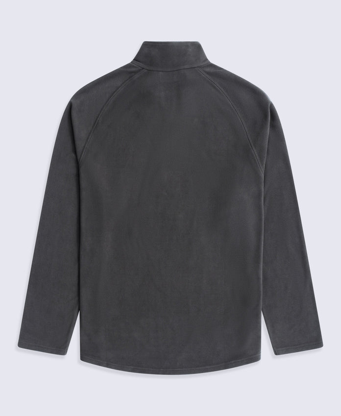 Prague Mens Half-Zip Fleece - Dark Grey