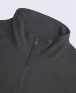 Prague Mens Half-Zip Fleece - Dark Grey