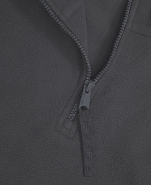 Prague Mens Half-Zip Fleece - Dark Grey