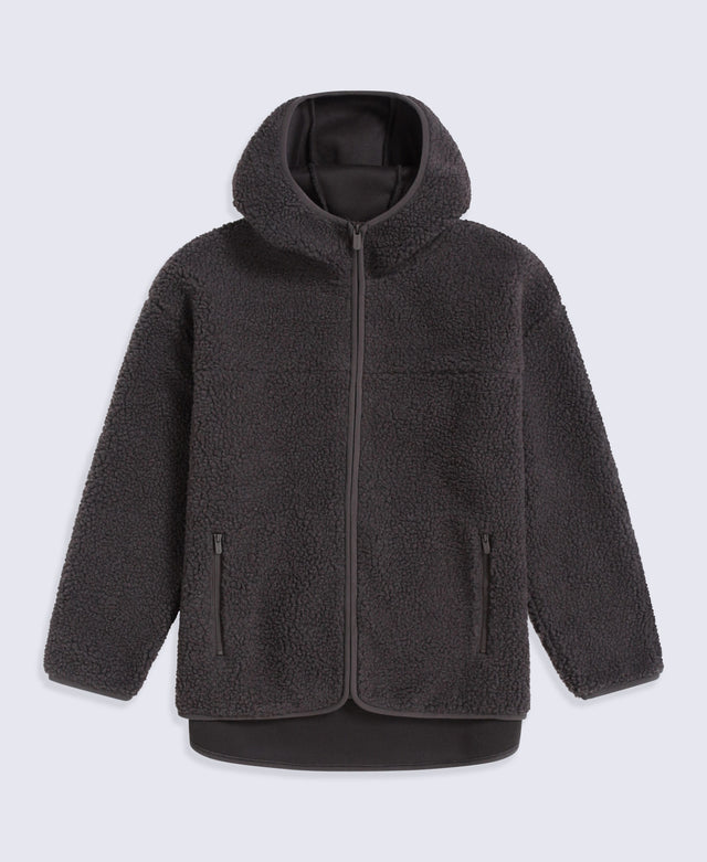 Anna Women’s Full Zip Hoodie - Dark Brown