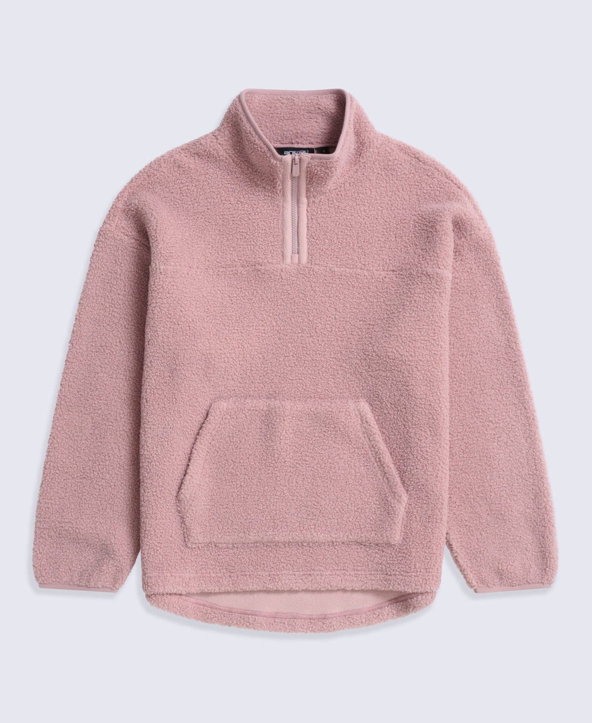 Mena Boucle Zip Front Fleece - Light Pink